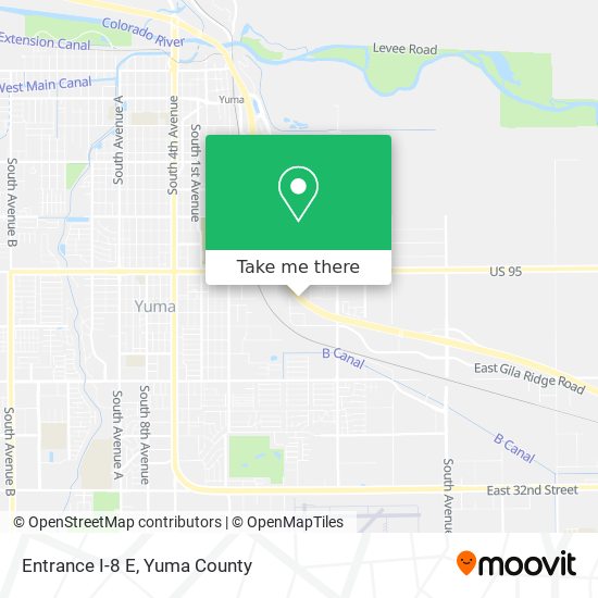 Mapa de Entrance I-8 E