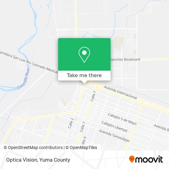 Mapa de Optica Vision