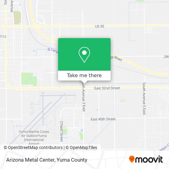 Arizona Metal Center map