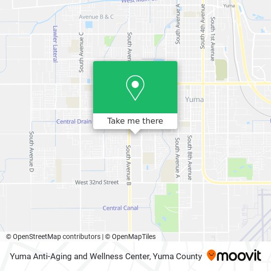Yuma Anti-Aging and Wellness Center map