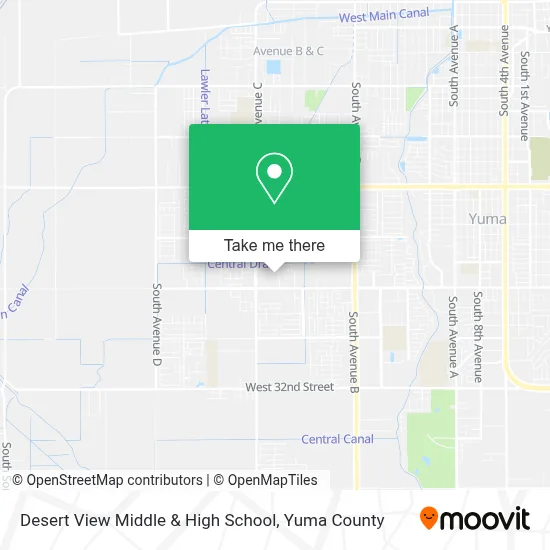 Desert View Middle & High School map