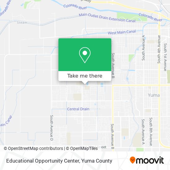 Educational Opportunity Center map