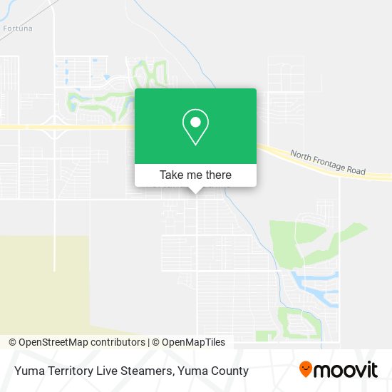 Mapa de Yuma Territory Live Steamers