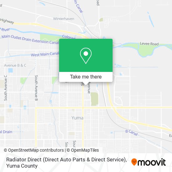 Radiator Direct (Direct Auto Parts & Direct Service) map