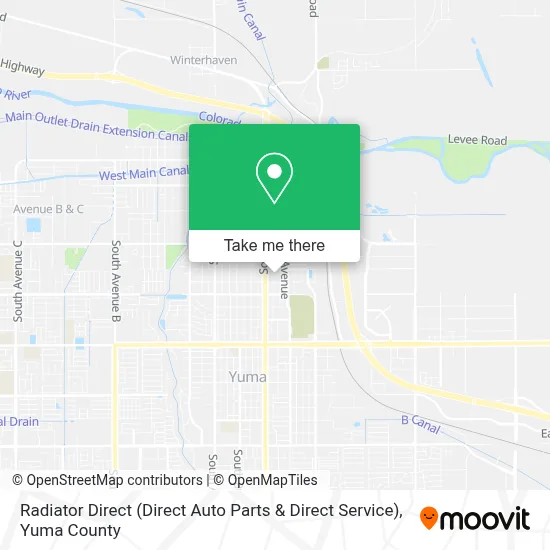Radiator Direct (Direct Auto Parts & Direct Service) map