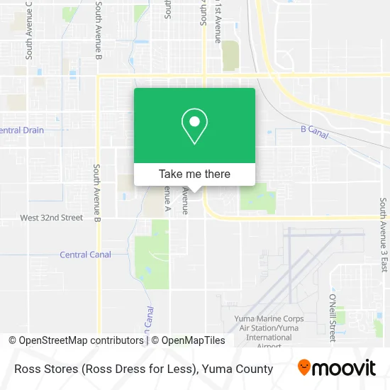 Ross Stores (Ross Dress for Less) map