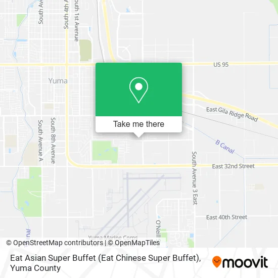 Eat Asian Super Buffet map