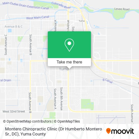 Montero Chiropractic Clinic (Dr Humberto Montero Sr., DC) map