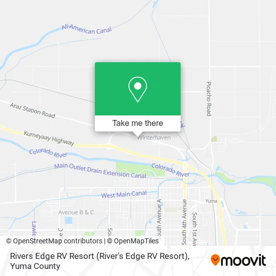 Rivers Edge RV Resort (River's Edge RV Resort) map