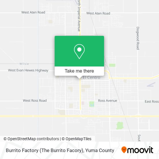 Mapa de Burrito Factory (The Burrito Facory)