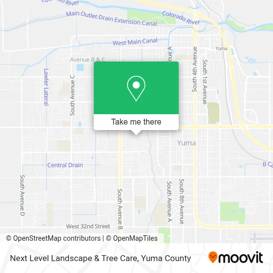 Next Level Landscape & Tree Care map