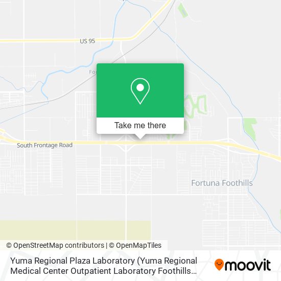 Yuma Regional Plaza Laboratory map
