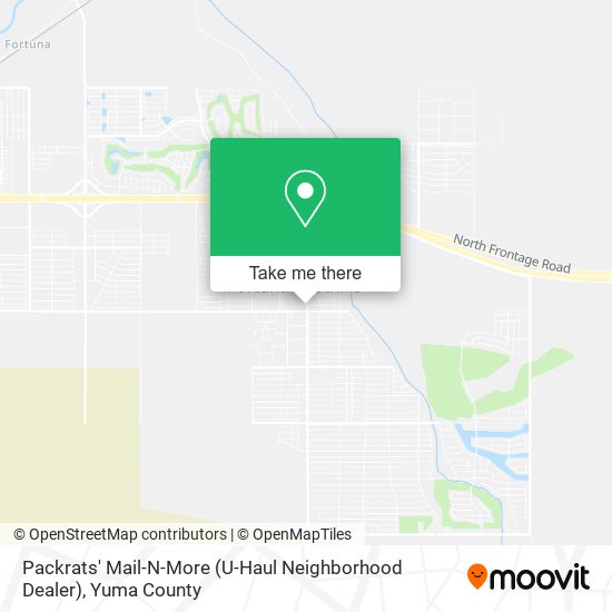 Mapa de Packrats' Mail-N-More (U-Haul Neighborhood Dealer)