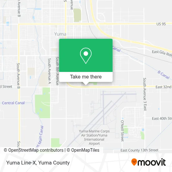 Yuma Line-X map