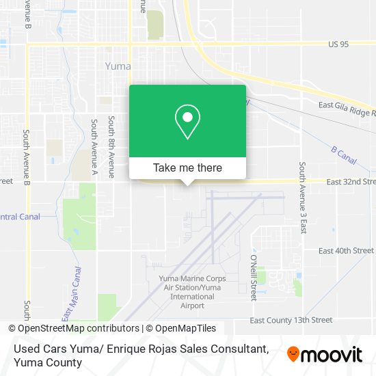 Mapa de Used Cars Yuma/ Enrique Rojas Sales Consultant