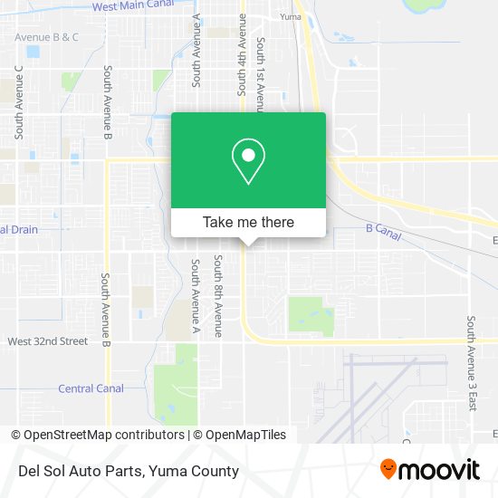 Del Sol Auto Parts map