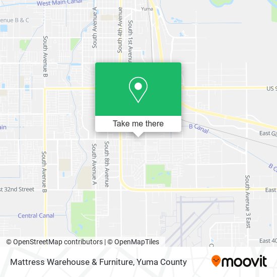 Mattress Warehouse & Furniture map