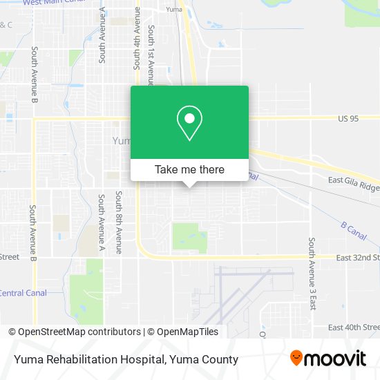 Yuma Rehabilitation Hospital map
