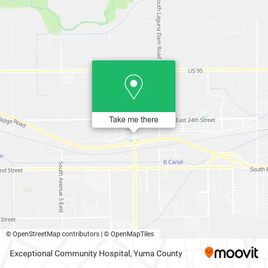 Exceptional Community Hospital map