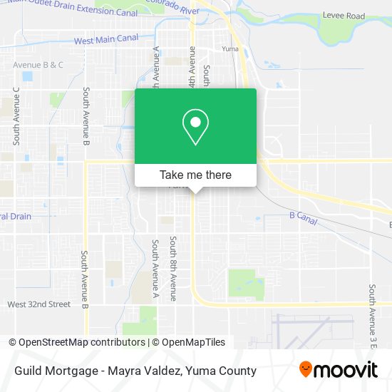 Guild Mortgage - Mayra Valdez map