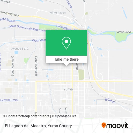 El Legado del Maestro map
