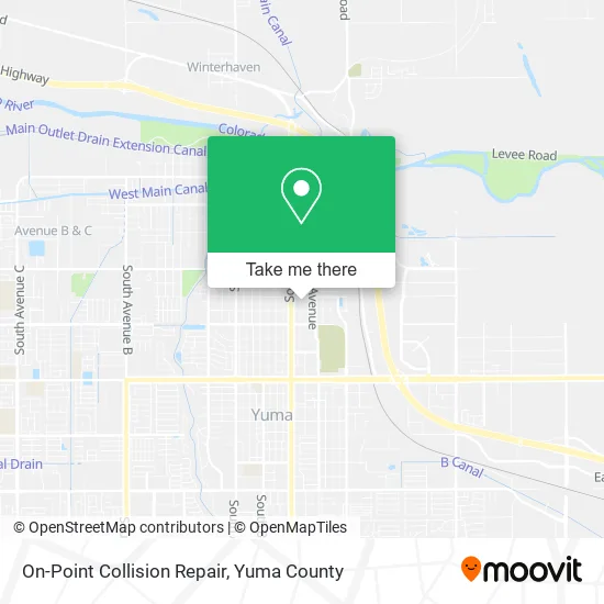 On-Point Collision Repair map