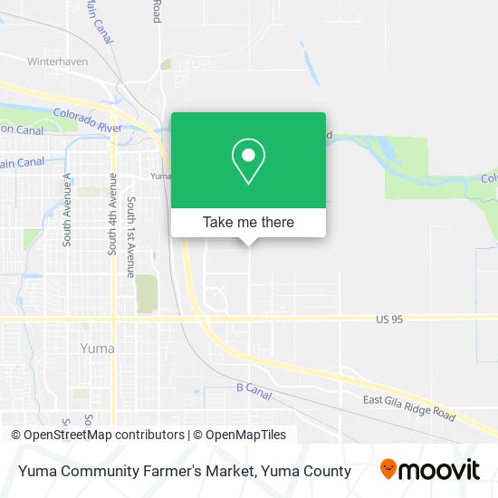 Mapa de Yuma Community Farmer's Market