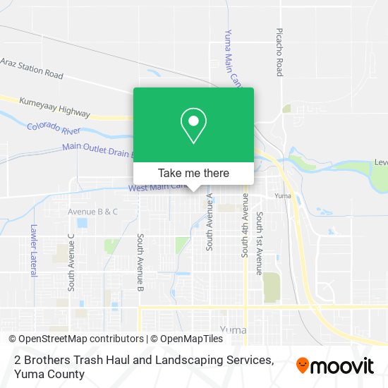 Mapa de 2 Brothers Trash Haul and Landscaping Services