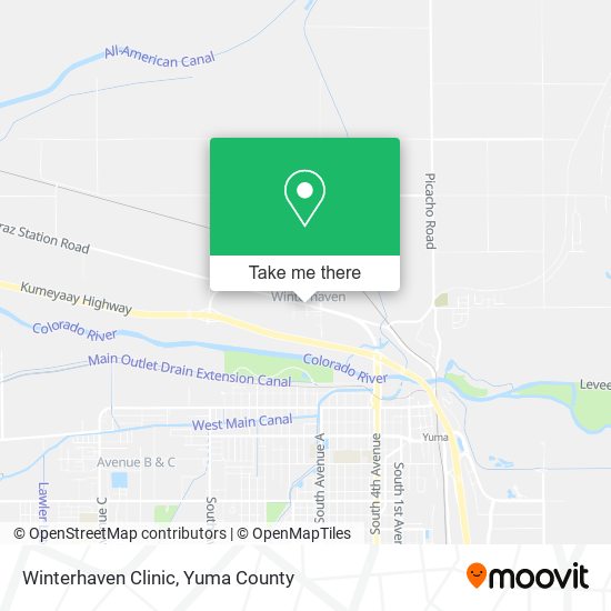 Winterhaven Clinic map