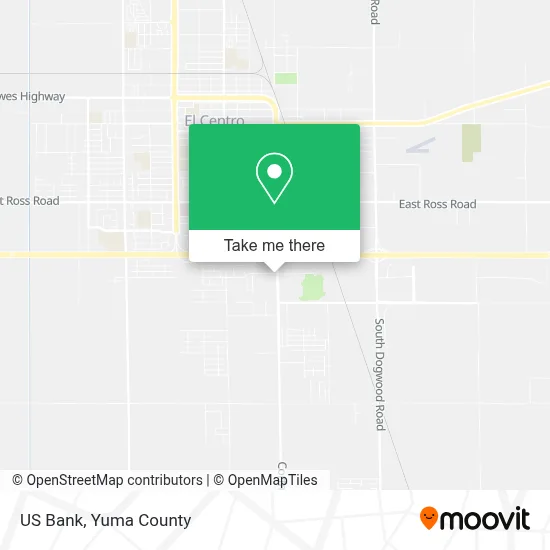 US Bank map