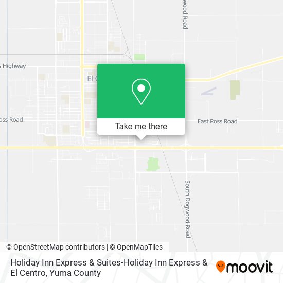 Mapa de Holiday Inn Express & Suites-Holiday Inn Express & El Centro