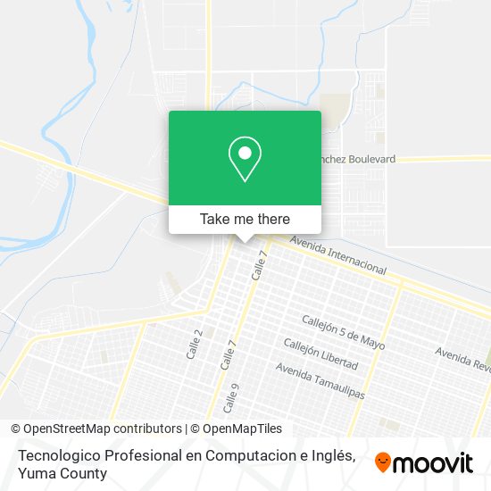 Tecnologico Profesional en Computacion e Inglés map