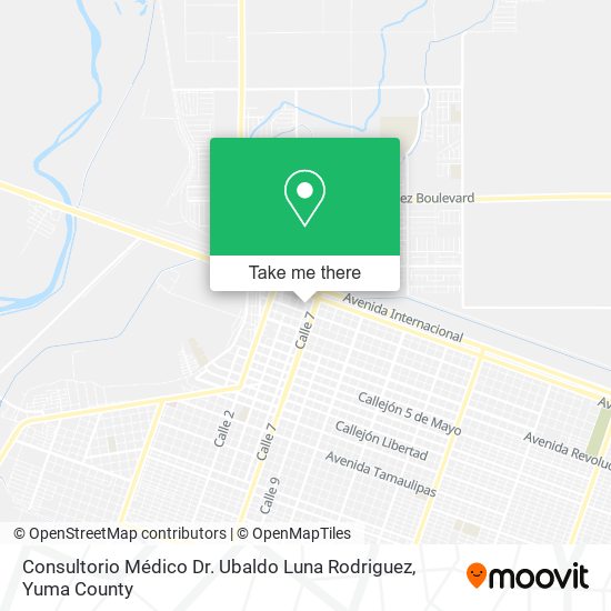 Consultorio Médico Dr. Ubaldo Luna Rodriguez map