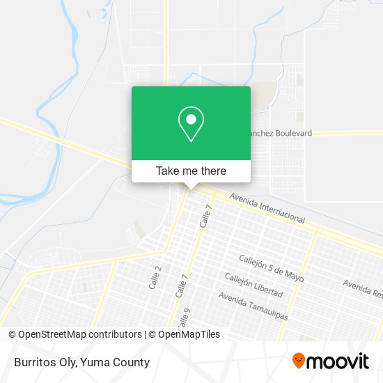 Burritos Oly map