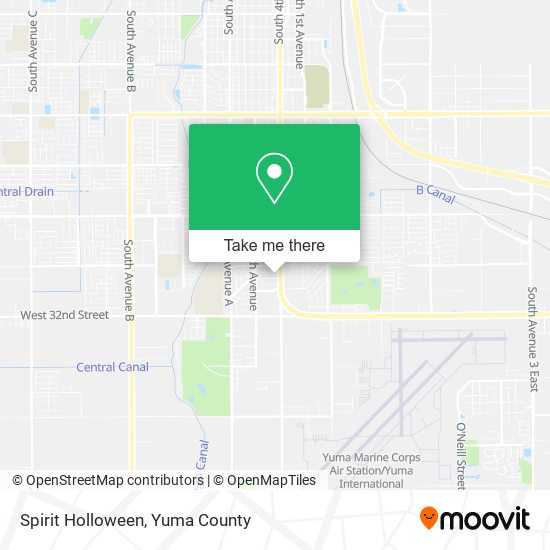 Spirit Holloween map