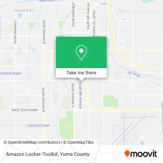 Amazon Locker-Toolkit map