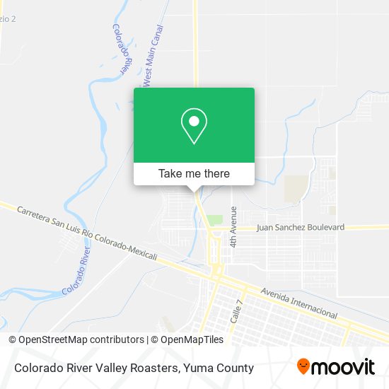 Mapa de Colorado River Valley Roasters