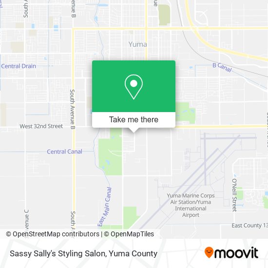 Mapa de Sassy Sally's Styling Salon