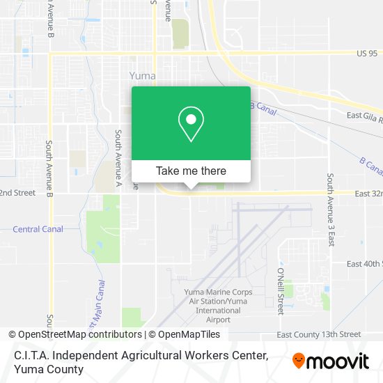 Mapa de C.I.T.A. Independent Agricultural Workers Center