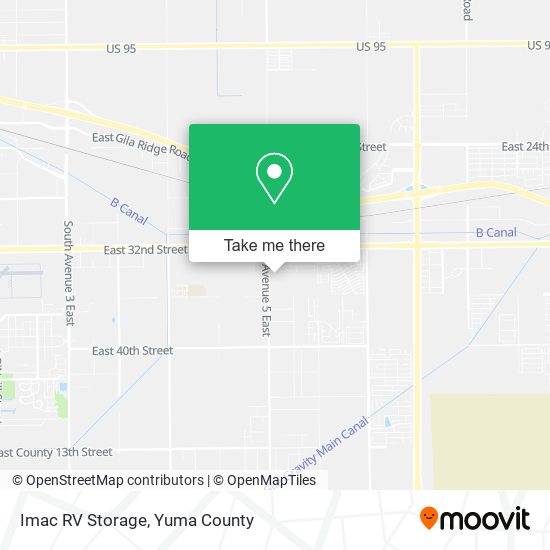 Mapa de Imac RV Storage