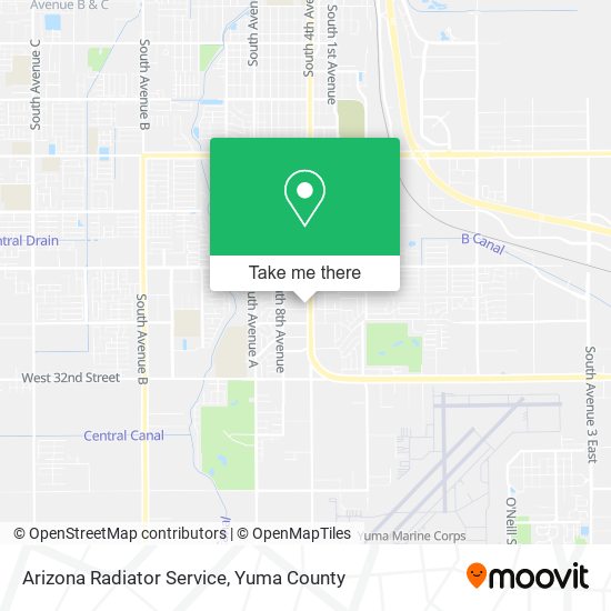 Mapa de Arizona Radiator Service