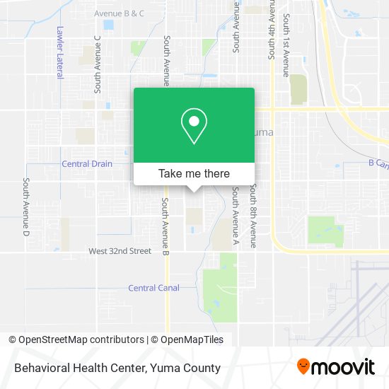 Mapa de Behavioral Health Center