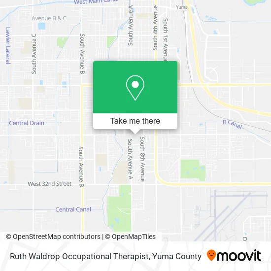 Ruth Waldrop Occupational Therapist map