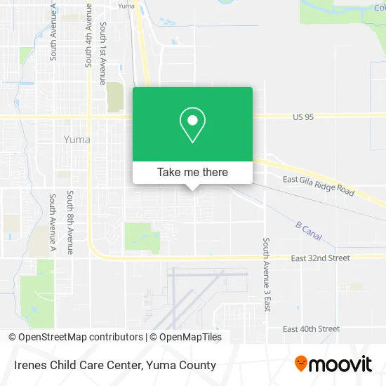 Irenes Child Care Center map