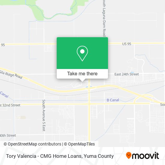 Tory Valencia - CMG Home Loans map