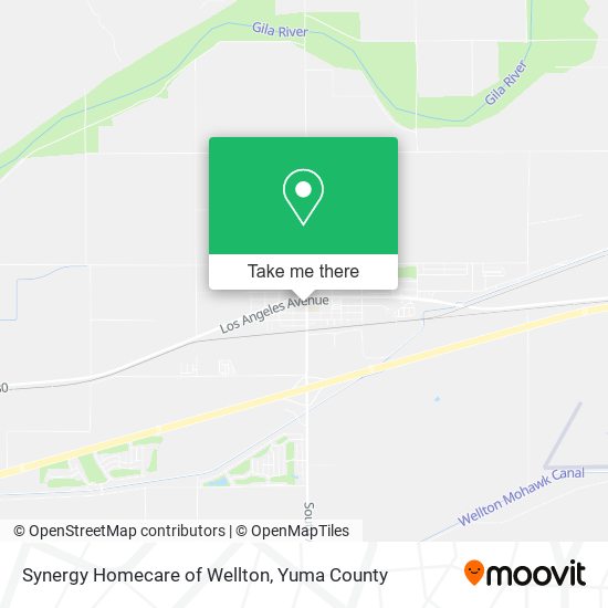 Synergy Homecare of Wellton map