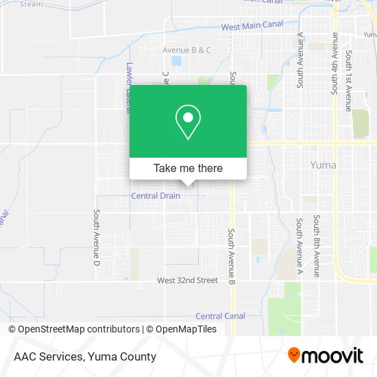 AAC Services map