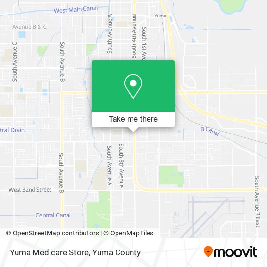 Yuma Medicare Store map