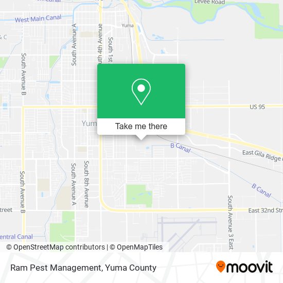 Ram Pest Management map