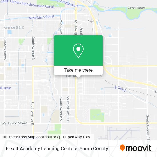 Flex It Academy Learning Centers map